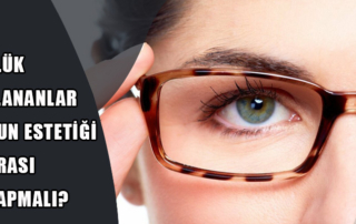 Gözlük Kullananlar Burun Estetiği